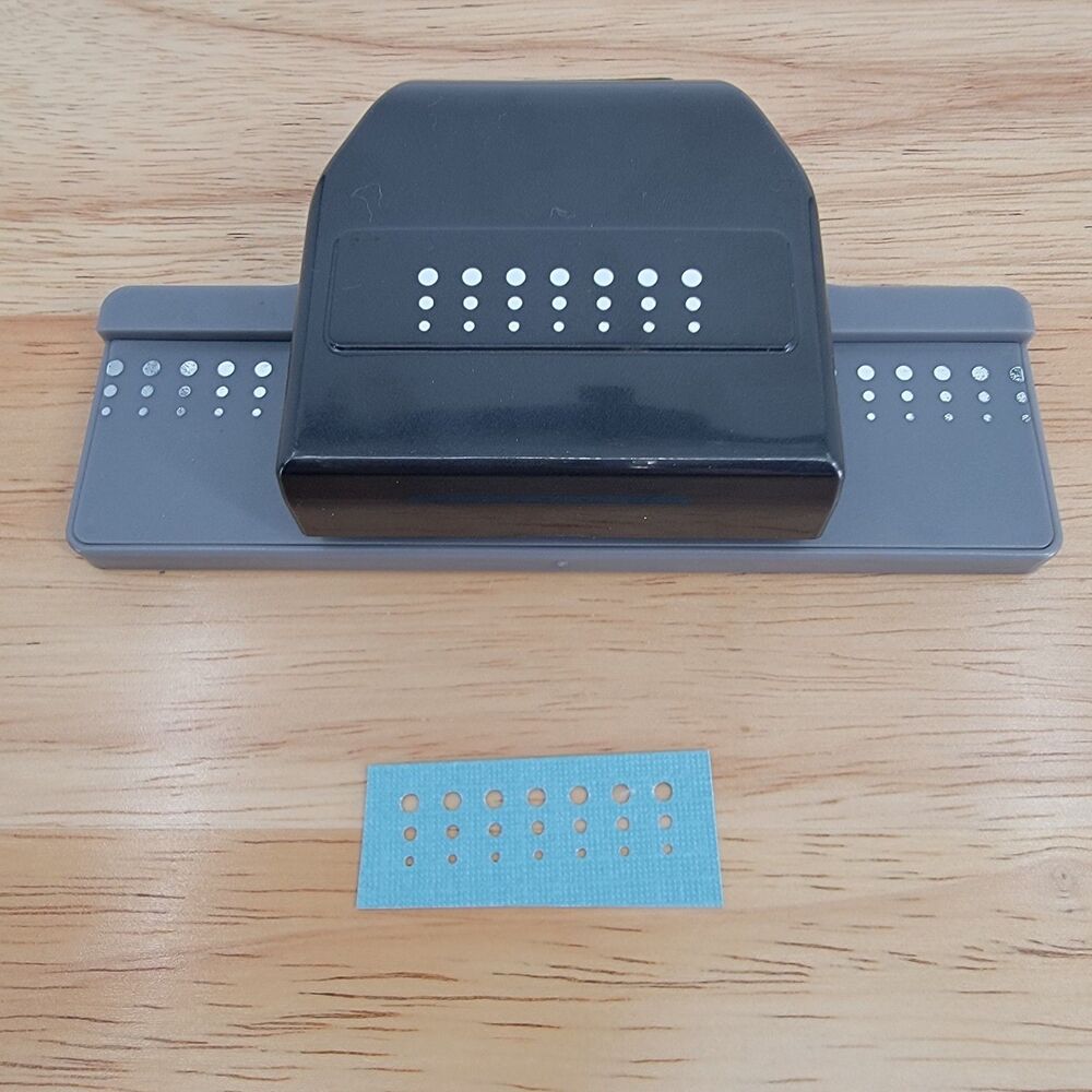 EK Success INFINITE DOTS Paper Card Scrapbooking Border Punch 2"X0.5" Cutout